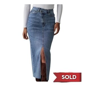 Normal Brand Danielle Denim Midi Skirt